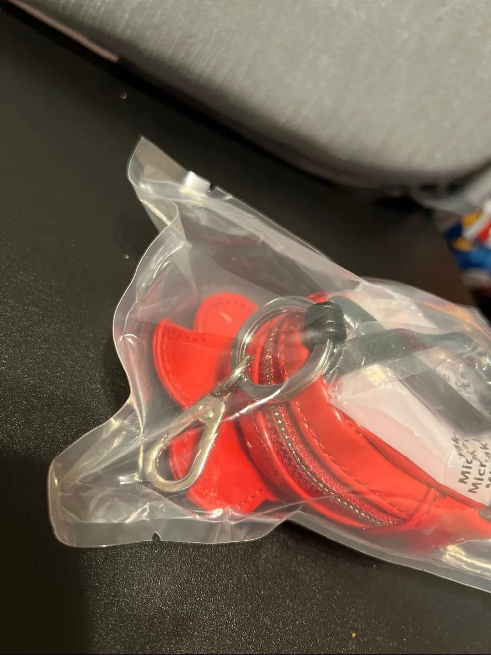 Loungefly Disney Sorcerer Mickey Red Bag Charm Keychain, BRAND NEW IN BOX